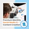 Premium Monthly Social Media Content Creation